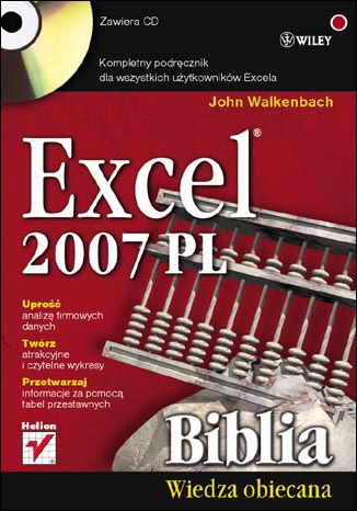 Excel 2007 PL. Biblia John Walkenbach - okładka książki