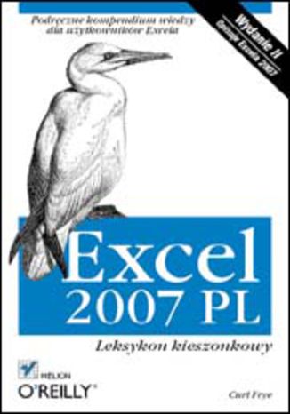 Okładka:Excel 2007 PL. Leksykon kieszonkowy. Wydanie II 