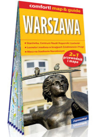 Okładka książki/ebooka Warszawa 2w1: przewodnik i mapa