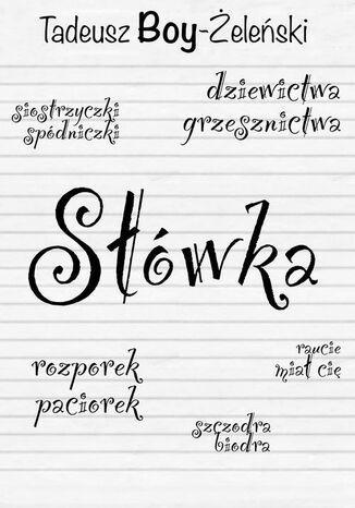 Okładka książki/ebooka Słówka