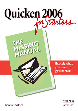 Okładka książki/ebooka Quicken 2006 for Starters: The Missing Manual. The Missing Manual