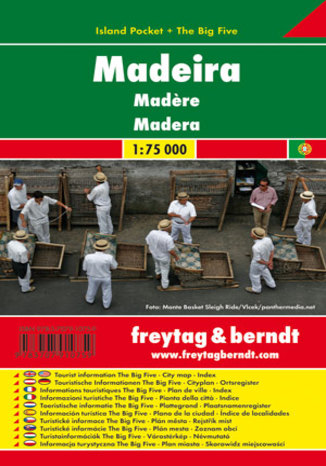 Okładka książki/ebooka Madera. Mapa Freytag & Berndt / 1:75 000