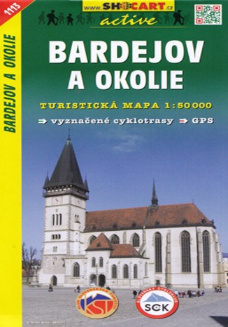 Okładka książki/ebooka Bardejov a okolie, 1:50 000