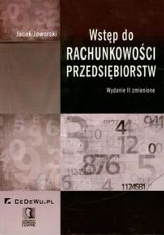 Okładka książki/ebooka Wstęp do rachunkowości przedsiębiorstw