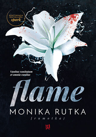 Flame Monika Rutka - tył okładki książki
