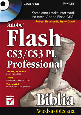 Okładka książki Adobe Flash CS3/CS3 PL Professional. Biblia