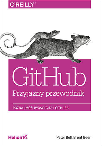 Okładka książki/ebooka GitHub. Przyjazny przewodnik