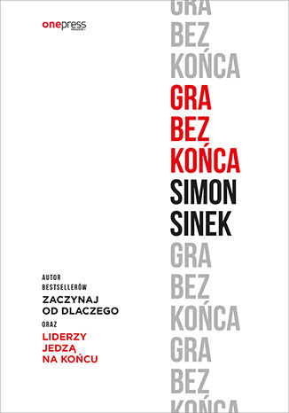 Gra bez końca Simon Sinek - okładka książki