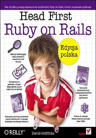Okładka książki/ebooka Head First Ruby on Rails. Edycja polska