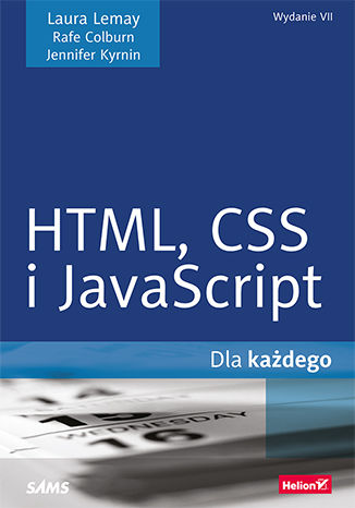 Okładka:HTML,CSS i JavaScript dla każdego. Wydanie VII 