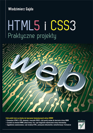 Okładka:HTML5 i CSS3. Praktyczne projekty 