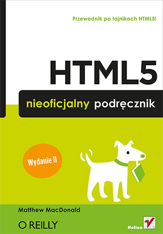 Okładka:HTML5. Nieoficjalny podręcznik. Wydanie II 