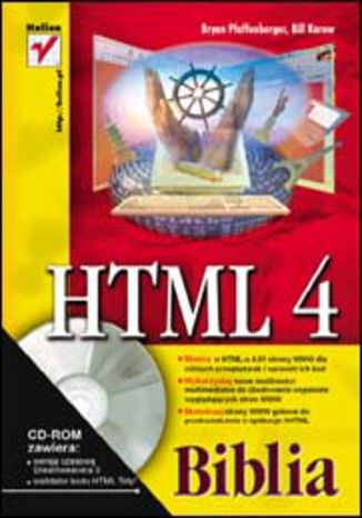 HTML 4. Biblia Bryan Pfaffenberger, Bill Karow - okładka książki