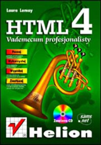 HTML 4. Vademecum profesjonalisty Laura Lemay - okładka książki