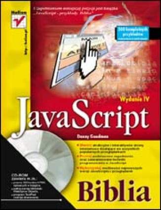 JavaScript. Biblia i JavaScript - przykłady. Biblia   Danny Goodman - okładka audiobooks CD