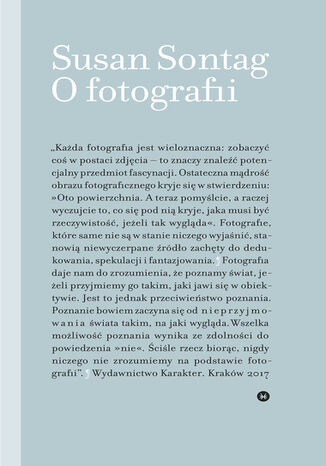 Okładka: O fotografii, wyd. 2