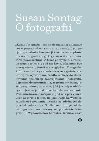 O fotografii, wyd. 2 Susan Sontag - okadka ebooka