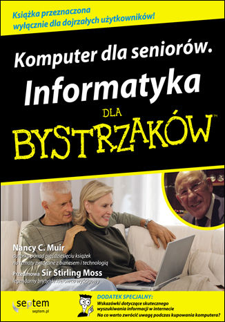 Okładka:Komputer dla seniorów. Informatyka dla bystrzaków 