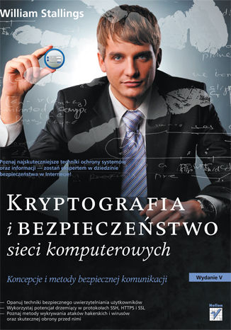 Okładka: Kryptografia i bezpieczeństwo sieci komputerowych. Koncepcje i metody bezpiecznej komunikacji