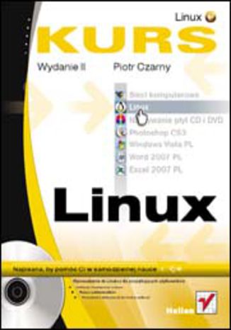 Okładka: Linux. Kurs. Wydanie II