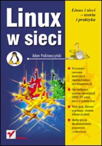 Linux w sieci Adam Podstawczyński - okładka książki