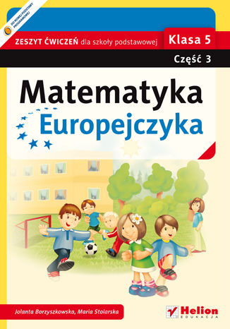 Okładka: Matematyka Europejczyka. Zeszyt ćwiczeń dla szkoły podstawowej. Klasa 5. Część 3