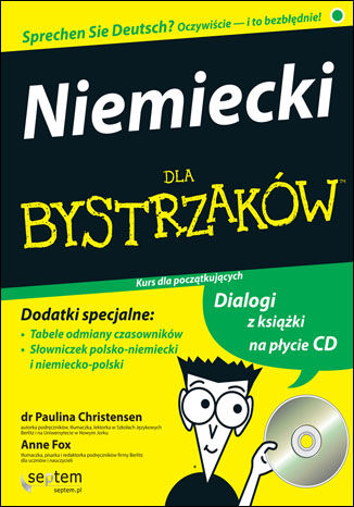 Niemiecki dla bystrzaków Paulina Christensen, Anne Fox - okładka audiobooks CD