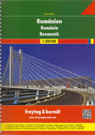 Rumunia. Atlas Freytag & Berndt / 1:300 000  - okładka audiobooka MP3