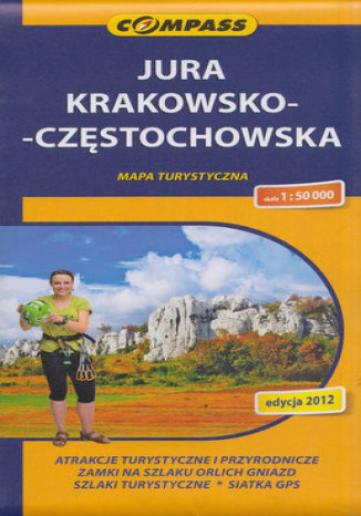 Okładka: Jura Krakowsko-Częstochowska. Mapa Compass 1:50 000