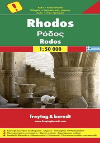 Rodos. Mapa Freytag & Berndt 1:50 000 Praca zbiorowa - okadka ksiki