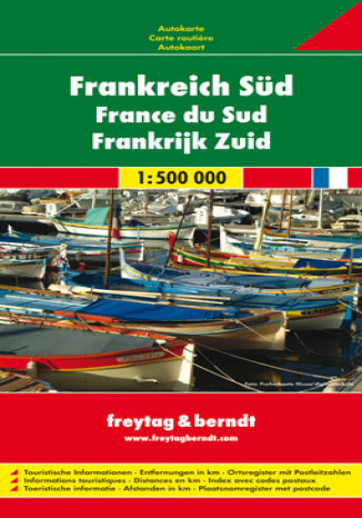 Francja Południowa mapa 1:500 000 Freytag & Berndt Praca zbiorowa - okładka audiobooka MP3