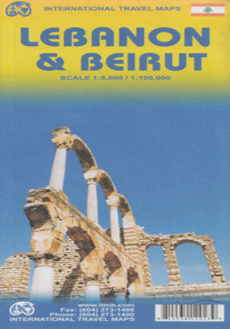 Liban i Bejrut. Mapa ITMB 1:190 000/ / 1:8 000  - okadka audiobooks CD