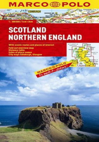 Szkocja, Anglia Pnocna. Mapa Marco Polo 1:300 000  - okadka audiobooks CD