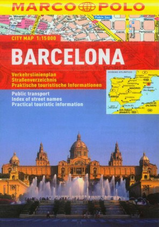Okładka: Barcelona. Mapa Marco Polo 1:15 000