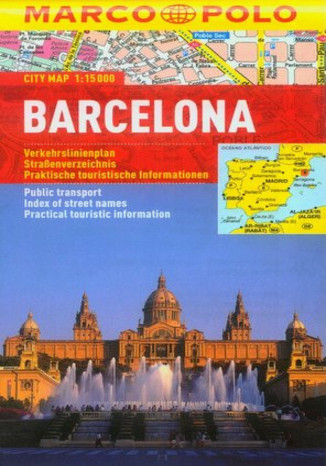Barcelona. Mapa Marco Polo 1:15 000  - okadka audiobooks CD