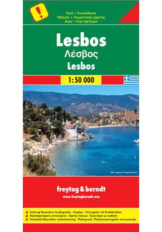 Okładka: Lesbos. Mapa Freytag & Berndt 1:50 000
