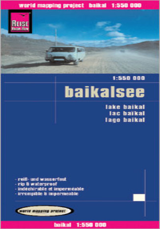 Okładka: Bajkał. Mapa Reise Know-How / 1:550 000