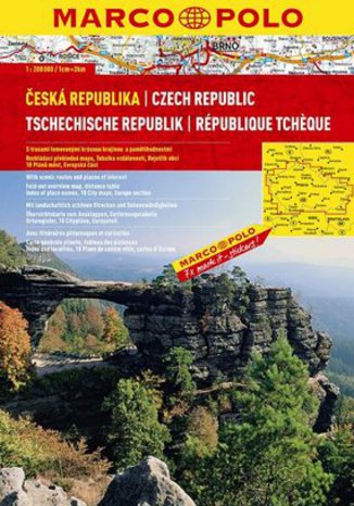 Czechy. Atlas Marco Polo 1:200 000  - okładka audiobooks CD