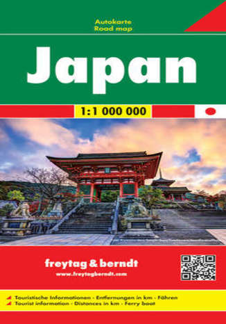 Japonia. Mapa Freytag & Berndt / 1:1 000 000 Praca zbiorowa - okładka audiobooks CD