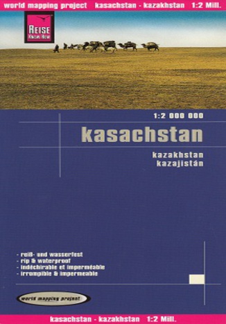 Okładka: Kazachstan. Mapa Reise Know-How / 1:2 000 000
