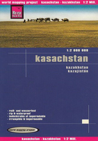 Kazachstan. Mapa Reise Know-How / 1:2 000 000  - okadka ksiki