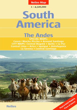 Ameryka Poudniowa - Andy. Mapa Nelles / 1:4 500 000  - okadka audiobooka MP3