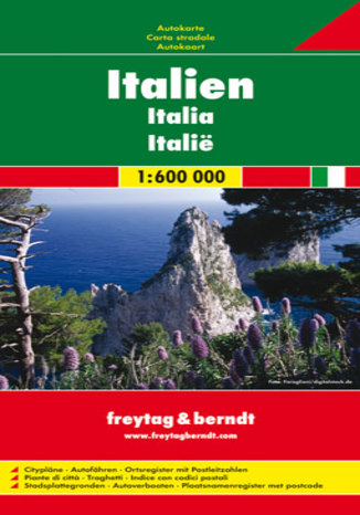 Włochy. Mapa Freytag & Berndt / 1:600 000  - okładka audiobooka MP3