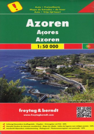 Azory. Mapa Freytag & Berndt / 1:50 000  Praca zbiorowa - okładka audiobooks CD
