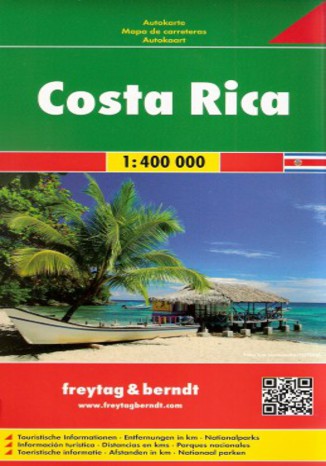 Kostaryka. Mapa Freytag & Berndt / 1:400 000 Praca zbiorowa - okadka audiobooka MP3