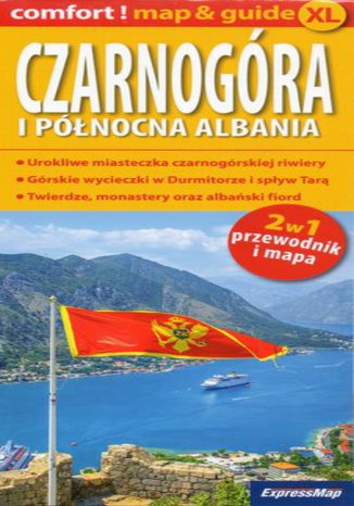 Czarnogóra i Północna Albania 2w1, 1:300 000  - okładka książki