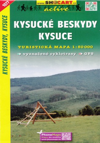Kysucké Beskydy, Kysuce, 1:50 000  - okładka audiobooks CD