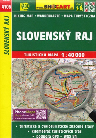 Slovenský Ráj, 1:40 000  - okładka książki