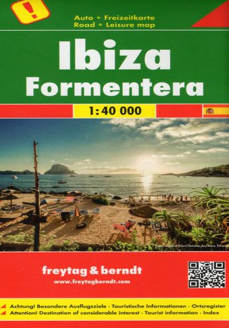 Ibiza i Fromentera. Mapa Freytag & Berndt / 1:40 000  - okładka książki