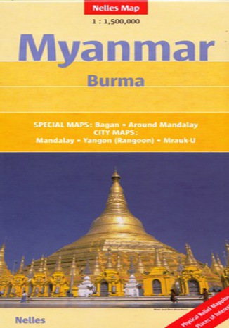 Myanmar (Birma). Mapa Nelles /1:1 500 000  - okadka audiobooka MP3